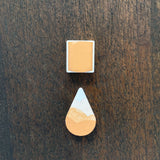 Apricot Watercolour half pan paint