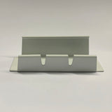 White coloured metal watercolour half pan holder.