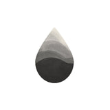 Ombre droplet swatch of Black watercolour paint